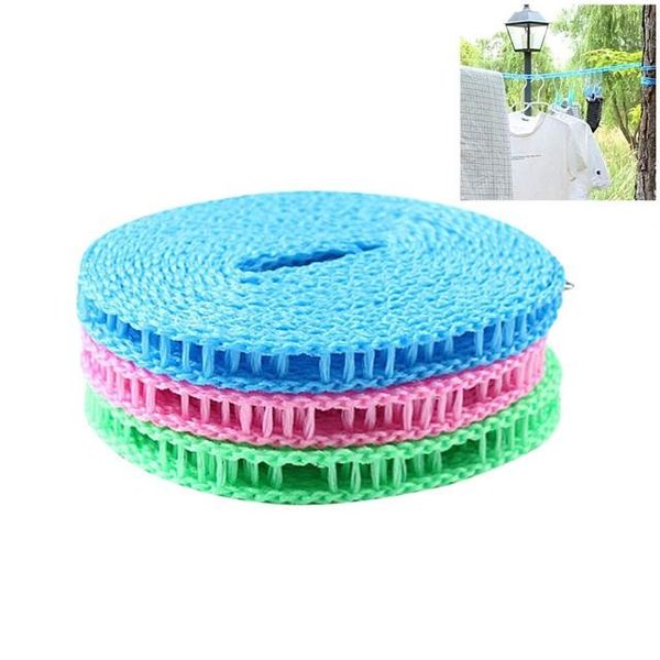 outdoor gadgets 3pcs washing line drying rack 5m nylon clothesline anti-slip clothes hanger travel rope windproof fence type
outdoor gadgets 3pcs washing line drying rack 5m nylon clothesline anti-slip clothes hanger travel rope windproof fence type