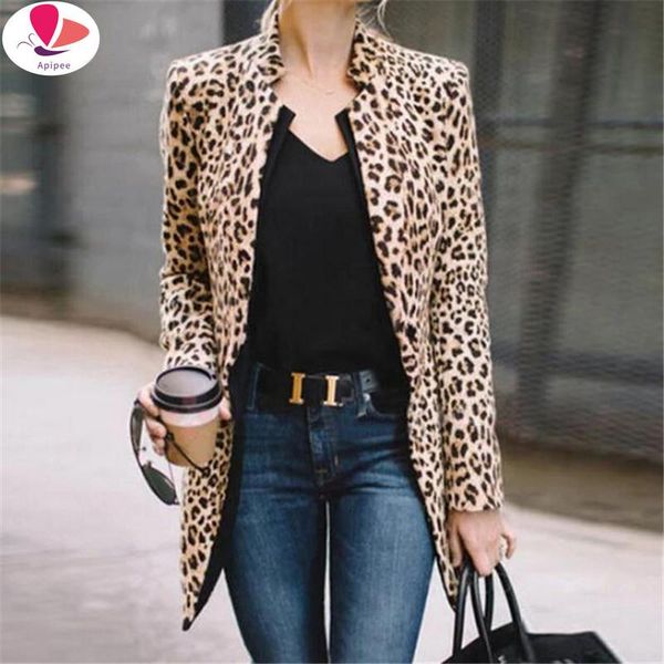 xizhuang women's suits & blazers fashion leopard print blazer winter women coat plus size long sleeve jackets office lady, White;black
xizhuang women's suits & blazers fashion leopard print blazer winter women coat plus size long sleeve jackets office lady, White;black