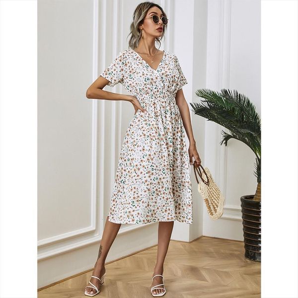 summer v neck short sleeve womens dress flower casual elegant bodycon spring print, Black;gray
summer v neck short sleeve womens dress flower casual elegant bodycon spring print, Black;gray