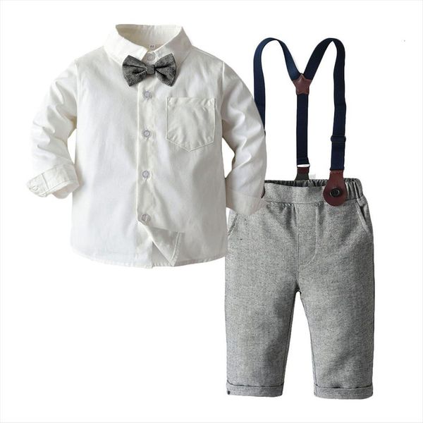 set dress suit for kid boy gentleman bow tie white shirt grey pants party wedding handsome clothing boys clothes
set dress suit for kid boy gentleman bow tie white shirt grey pants party wedding handsome clothing boys clothes