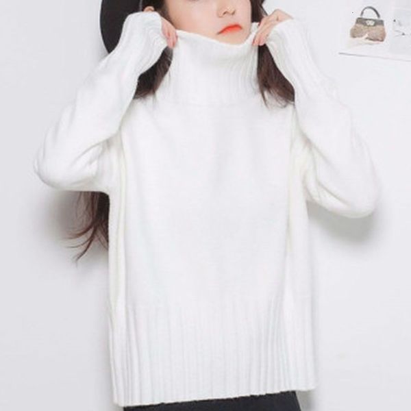 2021 new white nightgown autumn sweater fine warm women thicken women's sweaters fivv, White;black
2021 new white nightgown autumn sweater fine warm women thicken women's sweaters fivv, White;black
