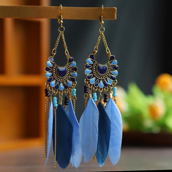 hoop & huggie creative ethnic style feather earrings bohemian fan-shaped color oil dripping europe and america vintage, Golden;silver
hoop & huggie creative ethnic style feather earrings bohemian fan-shaped color oil dripping europe and america vintage, Golden;silver