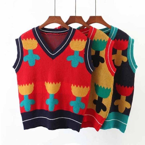 women's vests floral print embroidery knitted sweaters sleeveless vest 2021 autumn winter warm v-neck female jumpers pullovers, Black;white
women's vests floral print embroidery knitted sweaters sleeveless vest 2021 autumn winter warm v-neck female jumpers pullovers, Black;white