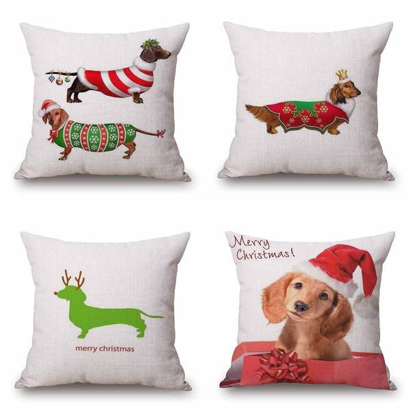 cushion/decorative pillow christmas festival dachshund cushion cover 45x45cm animal sausage dog cases kids gift bedroom sofa decoration
cushion/decorative pillow christmas festival dachshund cushion cover 45x45cm animal sausage dog cases kids gift bedroom sofa decoration
