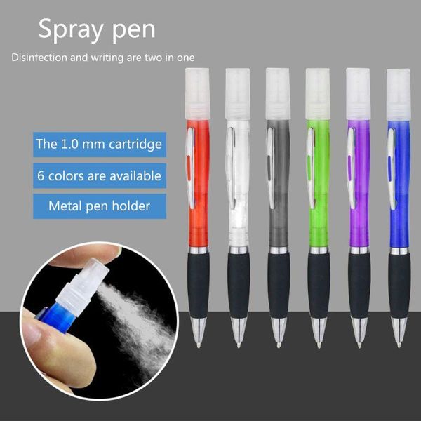 gel pens 2021 6pcs spray ballpoint pen disinfectant plastic mini portable travel refillable perfume bottle universal high quality
gel pens 2021 6pcs spray ballpoint pen disinfectant plastic mini portable travel refillable perfume bottle universal high quality