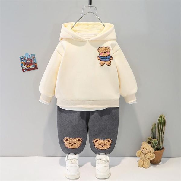 clothing sets hylkidhuose children warm plush sweater pants 2021 winter baby girls infant born clothes kids hooded sportswear, White
clothing sets hylkidhuose children warm plush sweater pants 2021 winter baby girls infant born clothes kids hooded sportswear, White