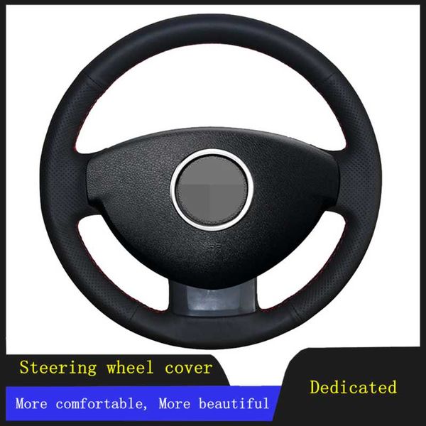 steering wheel covers car accessories cover black hand-stitched non-slip artificial leather for duster dacia 2011-2021
steering wheel covers car accessories cover black hand-stitched non-slip artificial leather for duster dacia 2011-2021