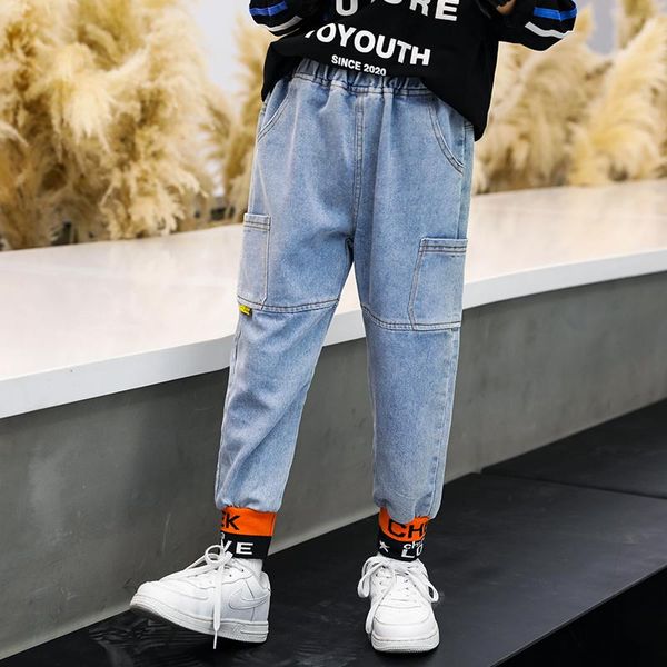 jeans boys denim pants letter elastic waist spring and autumn casual trousers 3-14 years old children's clothes kids for boy, Blue
jeans boys denim pants letter elastic waist spring and autumn casual trousers 3-14 years old children's clothes kids for boy, Blue