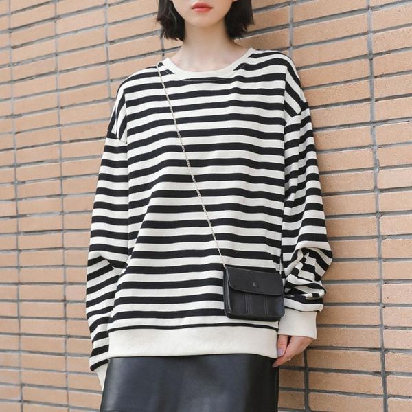 women's hoodies & sweatshirts hoodie sweatshirt women stripe pullover fashion casual autumn wear slim loose round neck hoodless female, Black
women's hoodies & sweatshirts hoodie sweatshirt women stripe pullover fashion casual autumn wear slim loose round neck hoodless female, Black