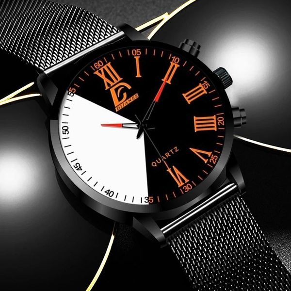 wristwatches mens minimalist watches stainless steel mesh belt quartz wrist watch simple men leather business casual relogio masculino, Slivery;brown
wristwatches mens minimalist watches stainless steel mesh belt quartz wrist watch simple men leather business casual relogio masculino, Slivery;brown