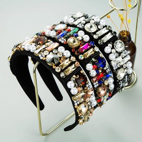 luxury baroque sparkly rhinestones headbands full crystal hairbands colorful wide headwear women hair accessories for girl, Silver
luxury baroque sparkly rhinestones headbands full crystal hairbands colorful wide headwear women hair accessories for girl, Silver