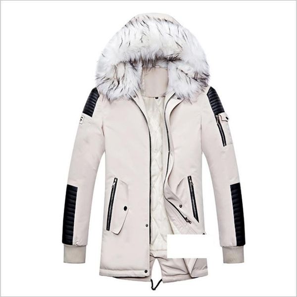 men's down & parkas long outwear hooded collar jackets and coats men veste homme brand winter jacket thicken warm casual, Black
men's down & parkas long outwear hooded collar jackets and coats men veste homme brand winter jacket thicken warm casual, Black