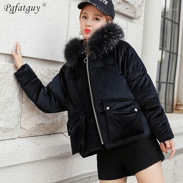 parkas mujer 2018 women winter large fur hooded warm coat gold velvet down cotton padded jacket female short parkas womens coats1, Black
parkas mujer 2018 women winter large fur hooded warm coat gold velvet down cotton padded jacket female short parkas womens coats1, Black