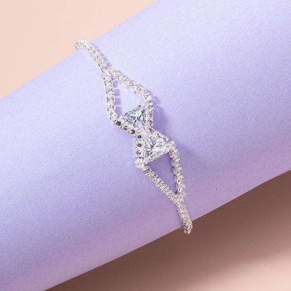 charm bracelets korean crystal & bangles for women 2021 girls bow knot bracelrt rhinestone chain link fashion jewelry accessories, Golden;silver
charm bracelets korean crystal & bangles for women 2021 girls bow knot bracelrt rhinestone chain link fashion jewelry accessories, Golden;silver