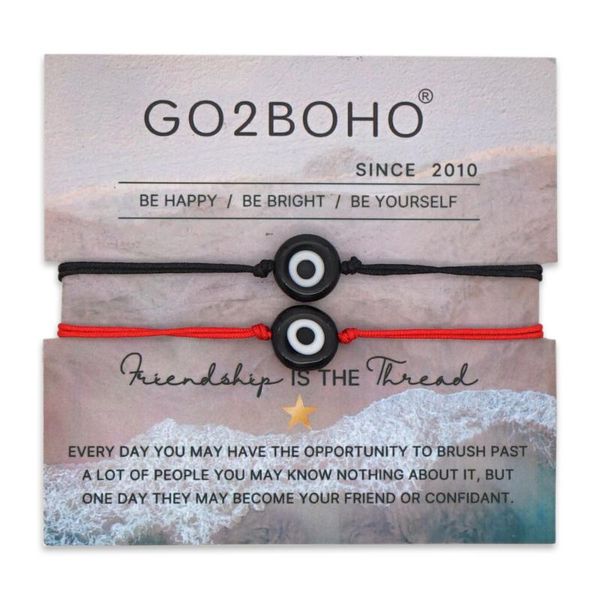 charm bracelets go2boho red string for couple jewelry turkish evil eye braclets greek bracelet women 2021 trendy friend gift, Golden;silver
charm bracelets go2boho red string for couple jewelry turkish evil eye braclets greek bracelet women 2021 trendy friend gift, Golden;silver