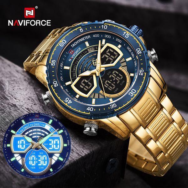 naviforce mens military sports waterproof watches luxury analog quartz digital wrist watch for men bright backlight gold watches 210310, Slivery;brown
naviforce mens military sports waterproof watches luxury analog quartz digital wrist watch for men bright backlight gold watches 210310, Slivery;brown