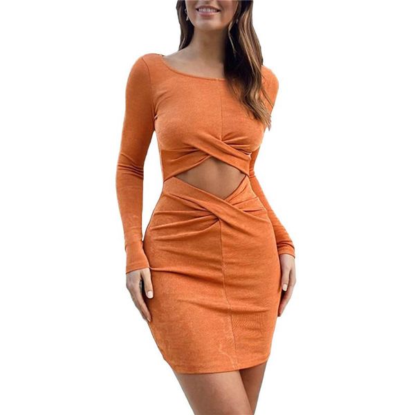 casual dresses women twist high wasit bodycon dress solid color long sleeve ruched short vestidos ladies party club clothes fall spring, Black;gray
casual dresses women twist high wasit bodycon dress solid color long sleeve ruched short vestidos ladies party club clothes fall spring, Black;gray