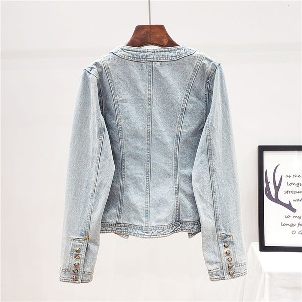 2021 fashion design button slim o-neck long sleeve jeans jacket women vintage wash short denim coat outerwear moxc, Black;brown
2021 fashion design button slim o-neck long sleeve jeans jacket women vintage wash short denim coat outerwear moxc, Black;brown