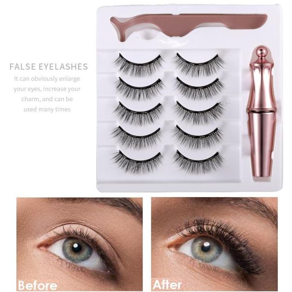 false eyelashes 5/3 pairs magnetic eye lashes set & eyeliner 1 tweezer waterproof long lasting makeup cosmetic tslm2
false eyelashes 5/3 pairs magnetic eye lashes set & eyeliner 1 tweezer waterproof long lasting makeup cosmetic tslm2