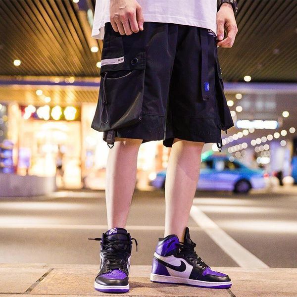 men's shorts japanese korean fashion streetwear men pocket punk cargo pants summer beach anime clothing sport sweat homme, White;black
men's shorts japanese korean fashion streetwear men pocket punk cargo pants summer beach anime clothing sport sweat homme, White;black