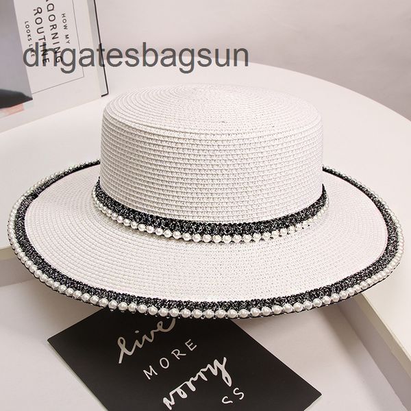 brand cap and carves hat female french classic flat pearl straw hat summer seaside vacation sunscreen british versatile i2xv, Blue;gray
brand cap and carves hat female french classic flat pearl straw hat summer seaside vacation sunscreen british versatile i2xv, Blue;gray