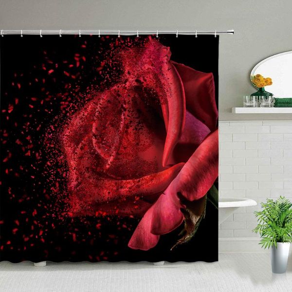 shower curtains 3d creativity red rose waterproof bathroom curtain polyester fabric valentine's day bath decor with hooks
shower curtains 3d creativity red rose waterproof bathroom curtain polyester fabric valentine's day bath decor with hooks