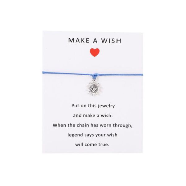 link, chain flower wish bracelet charm adjustable lucky friend bracelets for women men friendship jewelry gift, Black
link, chain flower wish bracelet charm adjustable lucky friend bracelets for women men friendship jewelry gift, Black