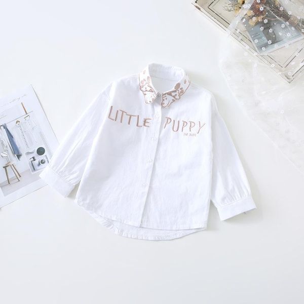 shirts 2021 spring arrival girls fashion cartoon dog blouse kids embroidery letter, White;black
shirts 2021 spring arrival girls fashion cartoon dog blouse kids embroidery letter, White;black