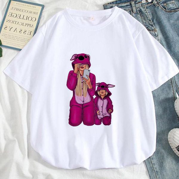 women's t-shirt t shirt women kawaii mother daughter printed cute mom harajuku graphics tee for woman short sleeve tshirt female clothe, White
women's t-shirt t shirt women kawaii mother daughter printed cute mom harajuku graphics tee for woman short sleeve tshirt female clothe, White