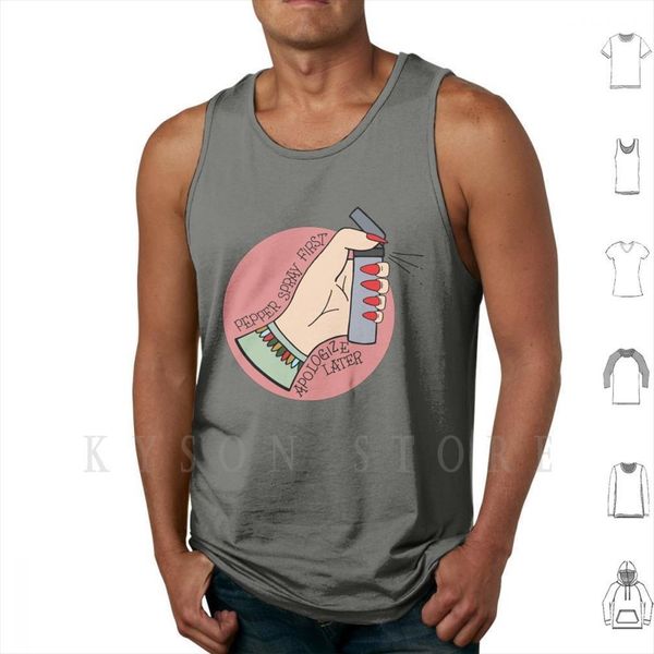 pepper spray first mfm illustration tank vest sleeveless my favorite murder ssdgm self defense, White;black
pepper spray first mfm illustration tank vest sleeveless my favorite murder ssdgm self defense, White;black