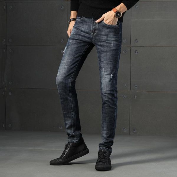 2021 stylish popular men jeans spring autumn mens mid waist all-match stretch male casual pants new sale, Blue
2021 stylish popular men jeans spring autumn mens mid waist all-match stretch male casual pants new sale, Blue
