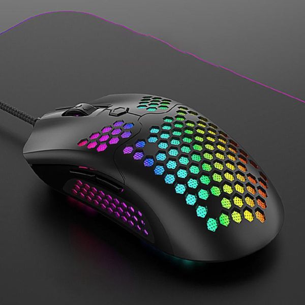 mice m5 hollow-out honeycomb shell gaming mouse colorful rgb backlit light wired with 7 buttons for game lovers
mice m5 hollow-out honeycomb shell gaming mouse colorful rgb backlit light wired with 7 buttons for game lovers
