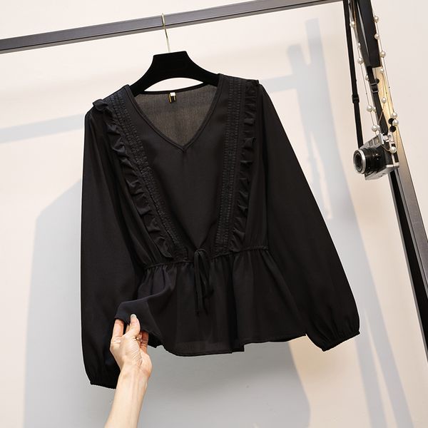 Great Plus Size L-4xl Woman's Lace Shirt Spring Down in Sleeve Long Solid Blouse Work Wear Black Office Tops Cloth 9vbc, White
Great Plus Size L-4xl Woman's Lace Shirt Spring Down in Sleeve Long Solid Blouse Work Wear Black Office Tops Cloth 9vbc, White
