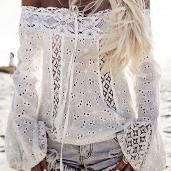 women's blouses & shirts white lace chiffon summer fashion woman black off shoulder long sleeve blouse mujer thin elegant slim stitchin
women's blouses & shirts white lace chiffon summer fashion woman black off shoulder long sleeve blouse mujer thin elegant slim stitchin