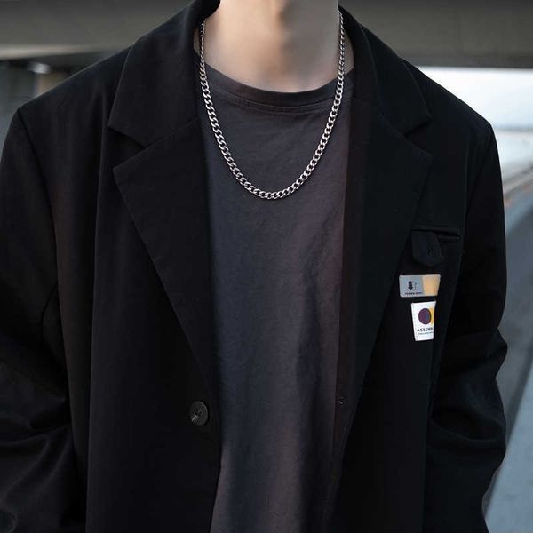 stainless steel chain necklaces for women men long hip hop necklace on the neck collar fashion jewelry gift accessories, Silver
stainless steel chain necklaces for women men long hip hop necklace on the neck collar fashion jewelry gift accessories, Silver