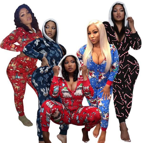women's jumpsuits & rompers autumn winter leisure hooded christmas printed home clothes slim fit v-neck jumpsuit women polyester, Black;white
women's jumpsuits & rompers autumn winter leisure hooded christmas printed home clothes slim fit v-neck jumpsuit women polyester, Black;white