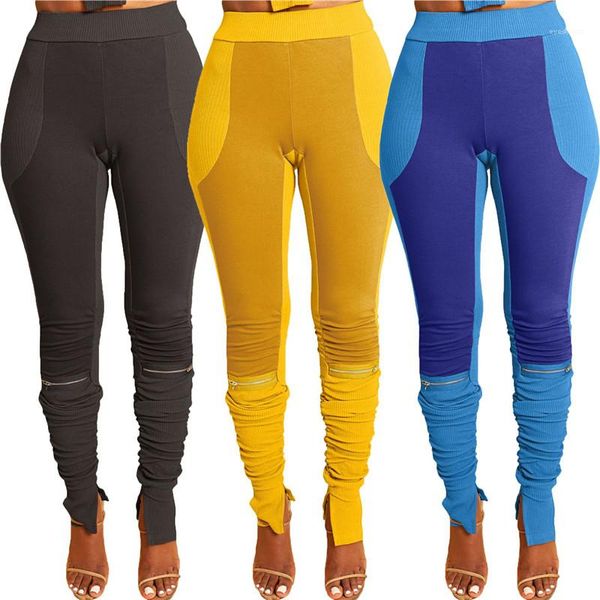females clothing with zipper colors panelled womens designer pants fashion sports style womens stacked pants casual, Black;white
females clothing with zipper colors panelled womens designer pants fashion sports style womens stacked pants casual, Black;white