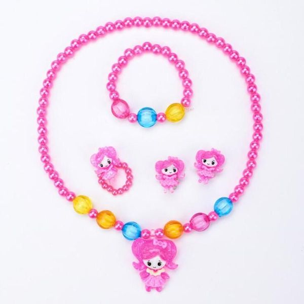 earrings & necklace lovely kids girls jewelry set for children pendants cute bracelet ring baby gifts, Silver
earrings & necklace lovely kids girls jewelry set for children pendants cute bracelet ring baby gifts, Silver