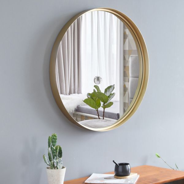 30 inch indoor wrought iron wall hanging mirror round thin frame vanity mirror bathroom bedroom black/gold
30 inch indoor wrought iron wall hanging mirror round thin frame vanity mirror bathroom bedroom black/gold