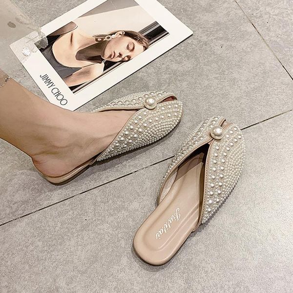 slippers deat 2021 spring fashion casual lazy mueller shoes women fish mouth cool slipper flat bottom pearl baotou half sh915, Black
slippers deat 2021 spring fashion casual lazy mueller shoes women fish mouth cool slipper flat bottom pearl baotou half sh915, Black