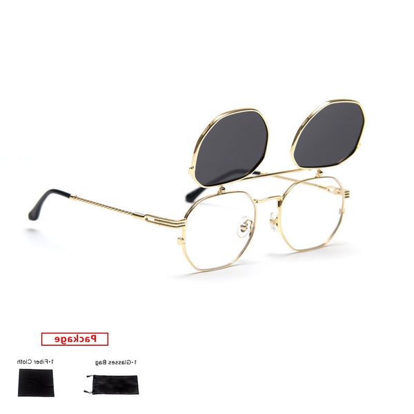 mimiyou polarised polygon flips up sunglasses women vintage punk men brand uv400 shades glasses wholesale, Silver
mimiyou polarised polygon flips up sunglasses women vintage punk men brand uv400 shades glasses wholesale, Silver