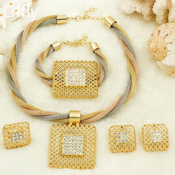 earrings & necklace liffly fashion women square jewelry crystal pendant big ring bracelet charm african wedding sets, Silver
earrings & necklace liffly fashion women square jewelry crystal pendant big ring bracelet charm african wedding sets, Silver