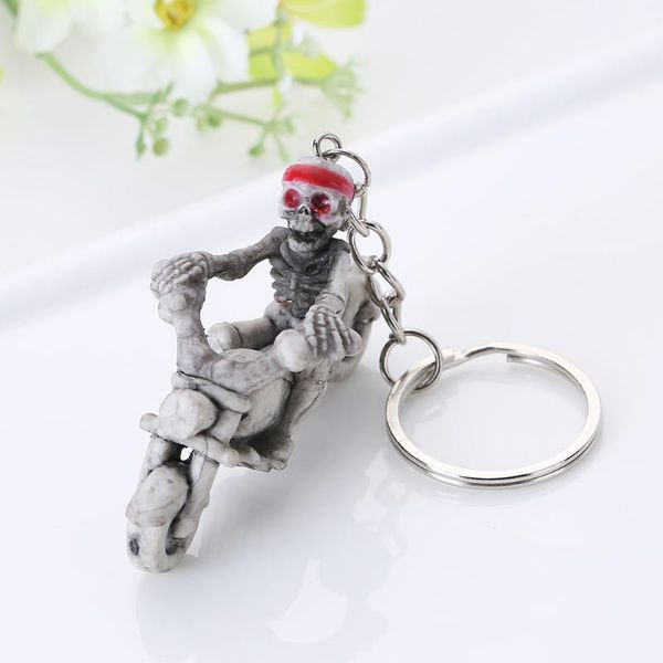 keychains motorbike skull skeleton charm rubber keychain car purse bag accessories keys holder keyring h9, Silver
keychains motorbike skull skeleton charm rubber keychain car purse bag accessories keys holder keyring h9, Silver
