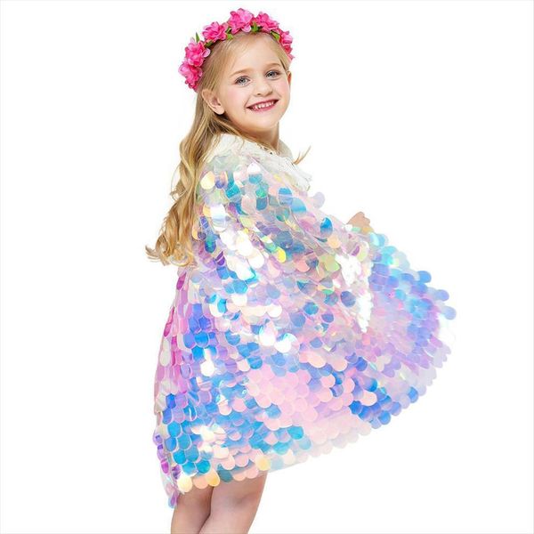 girls little mermaid cloak girl dresses children colorful sequined capes princess kids shiny bright party costume arier dress up, Red;yellow
girls little mermaid cloak girl dresses children colorful sequined capes princess kids shiny bright party costume arier dress up, Red;yellow