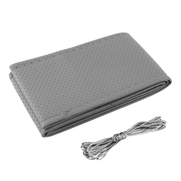 car steering wheel cover with needles and thread soft texture brand artificial leather styling covers car accessories
car steering wheel cover with needles and thread soft texture brand artificial leather styling covers car accessories