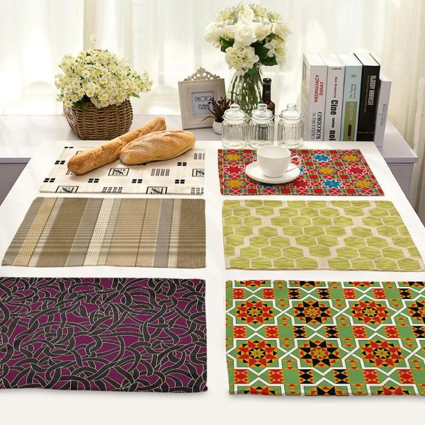mats & pads cammitever heat insulation non-slip table place woven cotton braided ribbed washable set of 2 (mixed color)
mats & pads cammitever heat insulation non-slip table place woven cotton braided ribbed washable set of 2 (mixed color)
