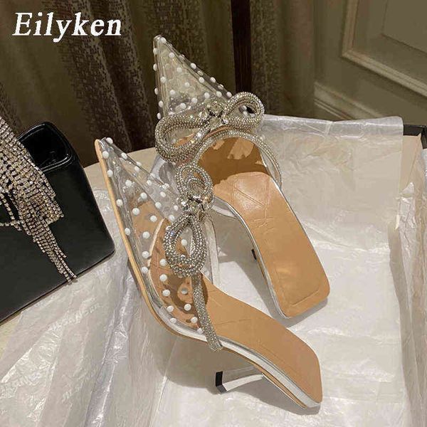 slippers eilyken pvc transparent crystal silver pointed toe women bowknot lady high heels party slides shoes220308, Black
slippers eilyken pvc transparent crystal silver pointed toe women bowknot lady high heels party slides shoes220308, Black