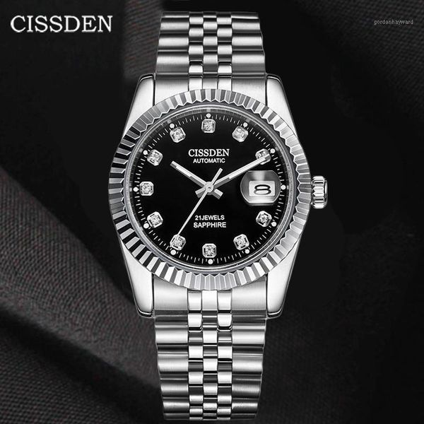 stainless steel men automatic watches sapphire glass mechanical wristwatches waterproof 100m sports clock 2021, Slivery;brown
stainless steel men automatic watches sapphire glass mechanical wristwatches waterproof 100m sports clock 2021, Slivery;brown