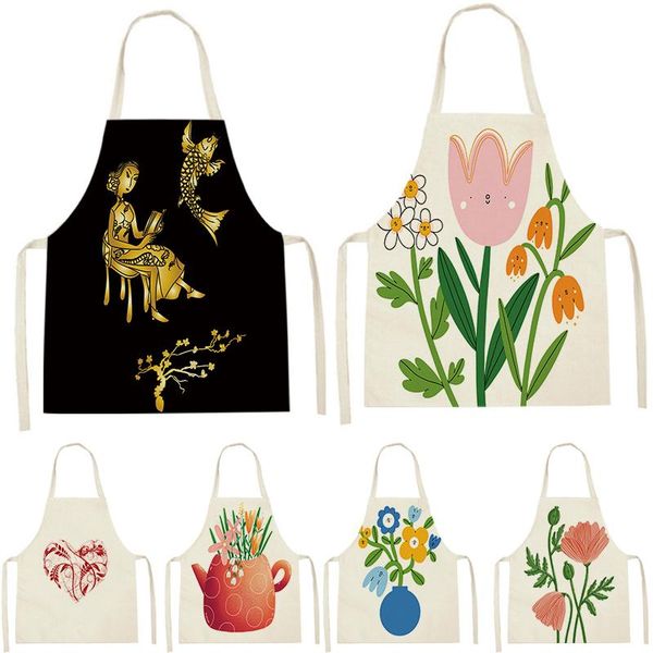 aprons floral pattern apron linen sleeveless kitchen cleaning tools home children
aprons floral pattern apron linen sleeveless kitchen cleaning tools home children