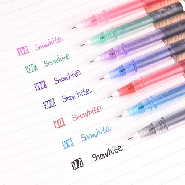 gel pens snowhite liquid ink rollerball pen 0.5mm needle tip 7 fashion colors large package for office school promotion gift
gel pens snowhite liquid ink rollerball pen 0.5mm needle tip 7 fashion colors large package for office school promotion gift